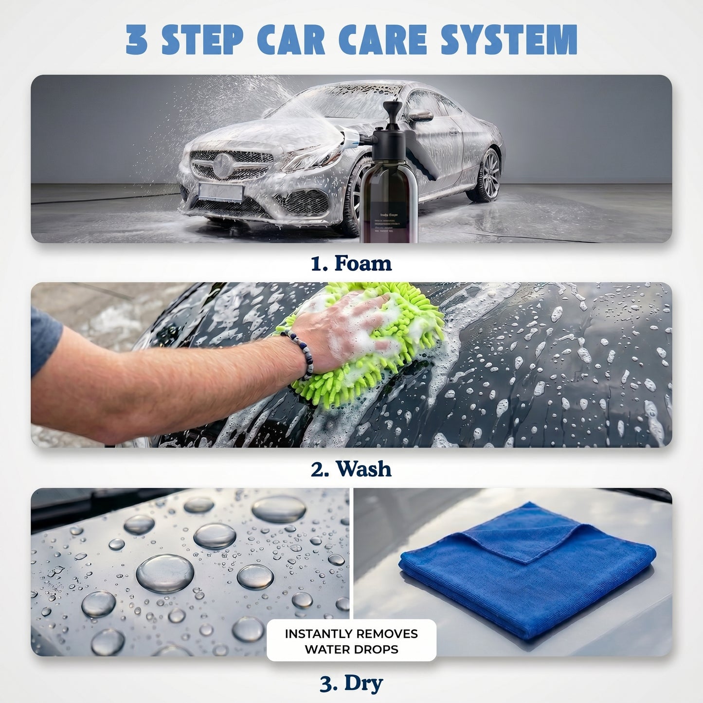 Genix 3-Step Car Wash Kit